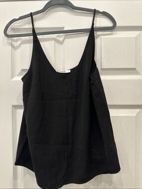 Thakoon Black V‑Neck Silk Spaghetti‑Strap Cami (21)